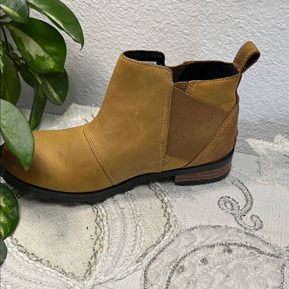🎉HP🎉 Sorel Brown Leather Ankle Booties (Size 7) - Picture 7 of 16